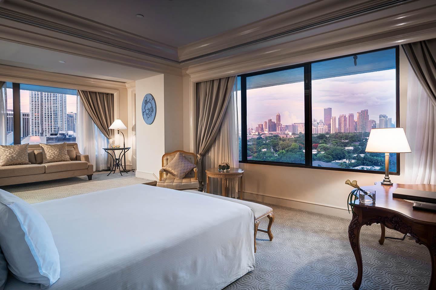 เดอะเพนินซูลา มนิลา Hotel Makati City ภายนอก รูปภาพ A bedroom at the Mandarin Oriental, Bangkok
