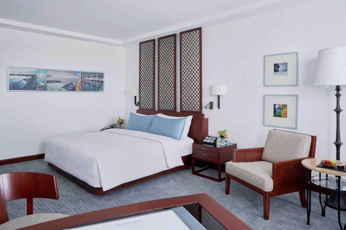เดอะเพนินซูลา มนิลา Hotel Makati City ภายนอก รูปภาพ A room at the hotel