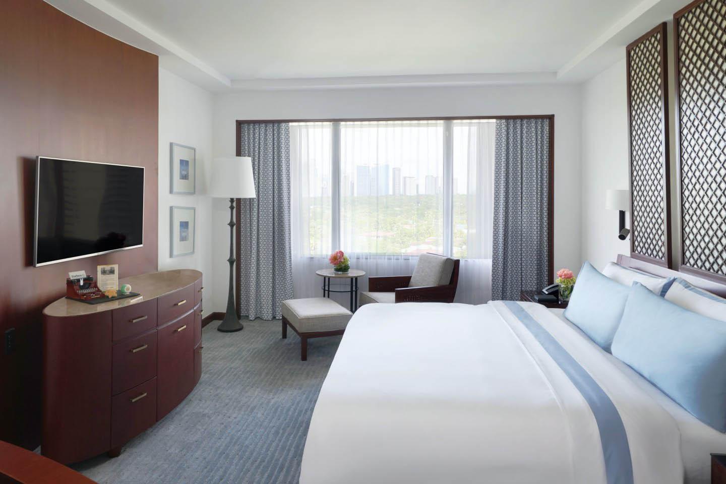 เดอะเพนินซูลา มนิลา Hotel Makati City ภายนอก รูปภาพ A guest room at the hotel